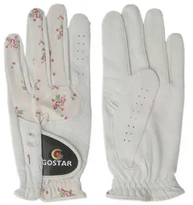 Cabretta Golf Handschuh mit Druck Bunte Lycra für Damen