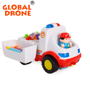 Huile juguetes 836 <span class=keywords><strong>ambulancia</strong></span> doctor vehículos <span class=keywords><strong>de</strong></span> juguete con luces y sonidos temprana juguetes educativos para niños 2018 - Product Image 5