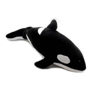 Peluche a Forma di Balena, Cuscino Balena Orcinus <span class=keywords><strong>Orca</strong></span> Bianco e Nero, Giocattolo Morbido per Bambini e Bambine - Product Image 1
