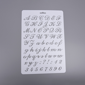 Xin bowen vente en gros en plastique creux lettre peinture Art dessin modèles <span class=keywords><strong>pochoir</strong></span> pour les enfants - Product Image 2