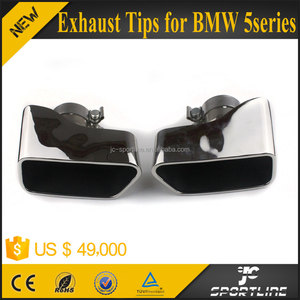 Jc Sportline <span class=keywords><strong>2</strong></span> unids/set inoxidable de escape silenciador consejos para BMW 5 series 2011-2015 - Product Image 1