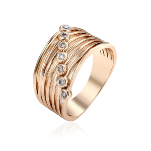 15233 xuping New Arrival <strong>Top</strong> Quality Luxurious Personalized Women Jewelry, 18k Gold Plated <strong>Finger</strong> <strong>Ring</strong> - Product Image 1