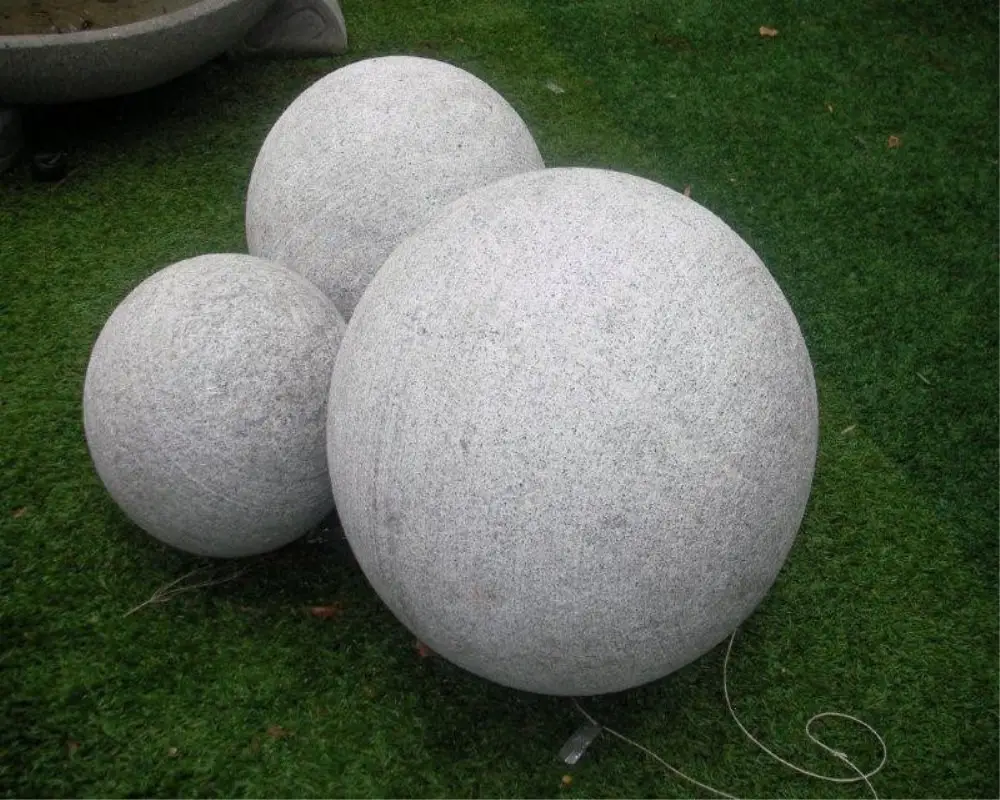 En gros en pierre de granit de Jardin boules