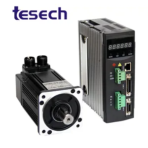 Tesech交流伺服电机220V/380V，50w-7500w 1500/2500/3000rpm，带驱动器