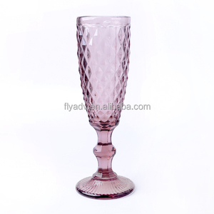 Flûtes à vin en verre cristallin rétro, verres à <span class=keywords><strong>champagne</strong></span>, verres à shot, gobelets à vin vintage en gros - Product Image 4