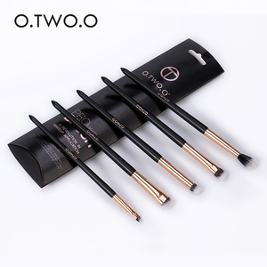 O.TWO.O 5 unids pinceles de maquillaje juego natural cepillos de sombra de ojos maquillaje - Product Image 3