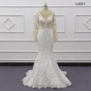 Eslieb LH001 Ảnh Thật Pha Lê Thiết Kế Wedding Dress Bridal Gown Champagne Prom Dress Mermaid Wedding Dresses