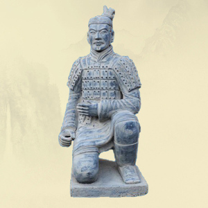 Guerrero <span class=keywords><strong>de</strong></span> terra algodón chino, tamaño real, para estatuas <span class=keywords><strong>de</strong></span> jardín - Product Image 4