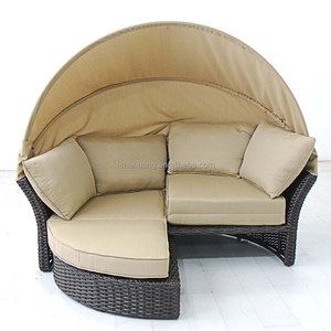 Sofá Cama <span class=keywords><strong>de</strong></span> Terraza 2 en 1 Convertible en Silla para Uso en Exteriores en Patio, Piscina, Salón, Terraza - Product Image 3