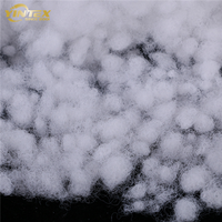 Fibre de polyester borosilicate à cellules ajourées, blanc brut pour le remplissage