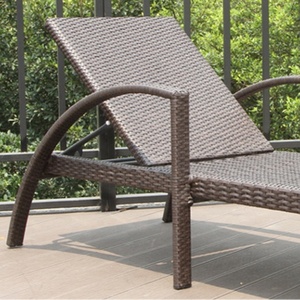 Estilo <span class=keywords><strong>de</strong></span> Italia <span class=keywords><strong>de</strong></span> mimbre al aire libre diseño playa y la piscina <span class=keywords><strong>de</strong></span> mimbre Chaise sol saliente tumbona - Product Image 6