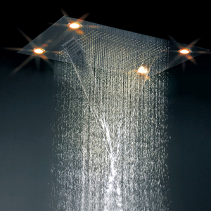 Sistema <span class=keywords><strong>de</strong></span> <span class=keywords><strong>Ducha</strong></span> Termostático HIMARK para Baño, <span class=keywords><strong>Grifo</strong></span> <span class=keywords><strong>de</strong></span> <span class=keywords><strong>Ducha</strong></span> con Cabezal <span class=keywords><strong>de</strong></span> <span class=keywords><strong>Ducha</strong></span> LED <span class=keywords><strong>de</strong></span> Techo - Product Image 4