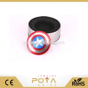 Vente chaude captain america bouclier de main spinner meilleure doigt spinner pour adultes enfants