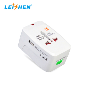 LEISHEN Phích Cắm Toàn Cầu Bộ Chuyển Đổi Du Lịch Nguồn AC Thông Dụng USB Thông Minh 5V/1A Phích Cắm Điện Với Phích Cắm UK USA AUST EU - Product Image 2