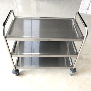430 de acero inoxidable práctico de acero inoxidable Airlane comida carro servicio de habitación de Hotel carrito - Product Image 4