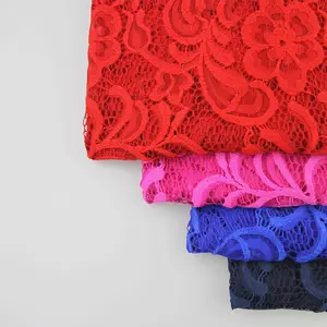 2020 spandex yarn 3d lace fabric for fancy dress
