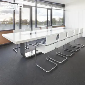 Artificial marble office conference table design Solid surface meeting room modern conference tables