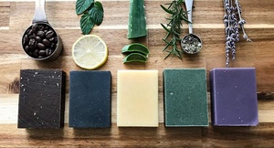 Wholesale Natural <strong>Pine</strong> <strong>Tar</strong> <strong>Soap</strong> with Woodsy Scent for Skin Scrub Exfoliation - Product Image 4