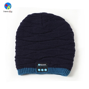 2018 New Fashion wireless earphone winter Beanie hat <span class=keywords><strong>Bluetooth</strong></span> - Product Image 4