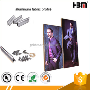 80mm duy nhất bên vải lightbox Backlit nhôm hồ sơ khung cho Flex mặt hộp đèn - Product Image 3