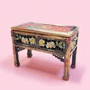Gaya Cina Antik Furniture Kotak Perhiasan/Antique Pewter Perhiasan Kotak