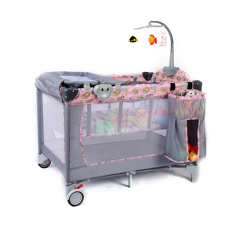 Складная детская кроватка Cobabies, американская дорожная детская кроватка