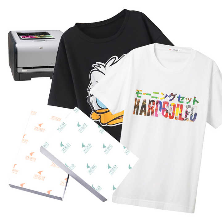 Vision Transfer Paper Light dark Inkjet laser Transfer Paper A4 A3 for T shirt Heat Transfer