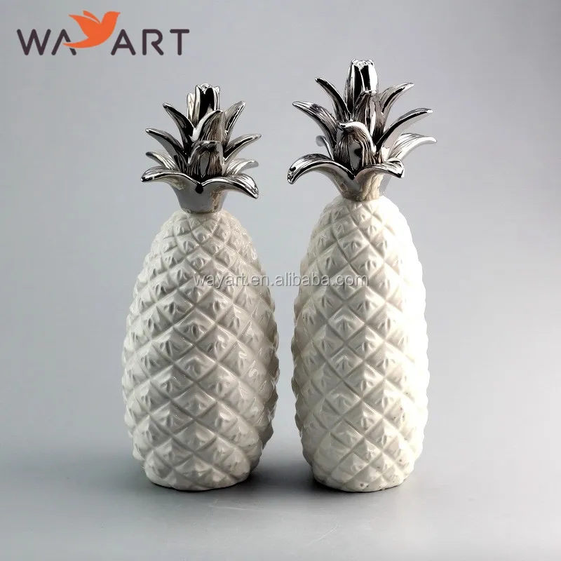 Bel Design bianco ananas ceramica decorazioni per la casa