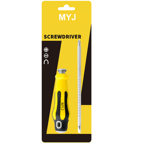 MYJ Tournevis à double tête personnalisé de trois couleurs Tournevis à tête plate de qualité industrielle Outil à main de réparation domestique Tournevis - Product Image 2
