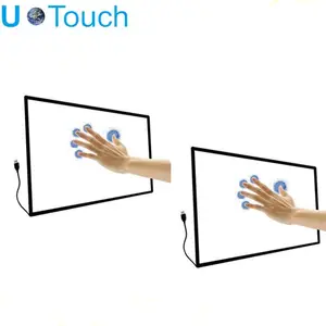 28 inch multi touch points with or without glass infrared overlay ir touch screen frame for monitor use