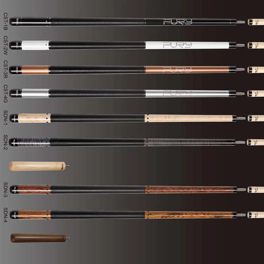 FURY center joint graphite pool cue &British rod CST/SDN series and with pool table extension,10mm tiger tip for sale