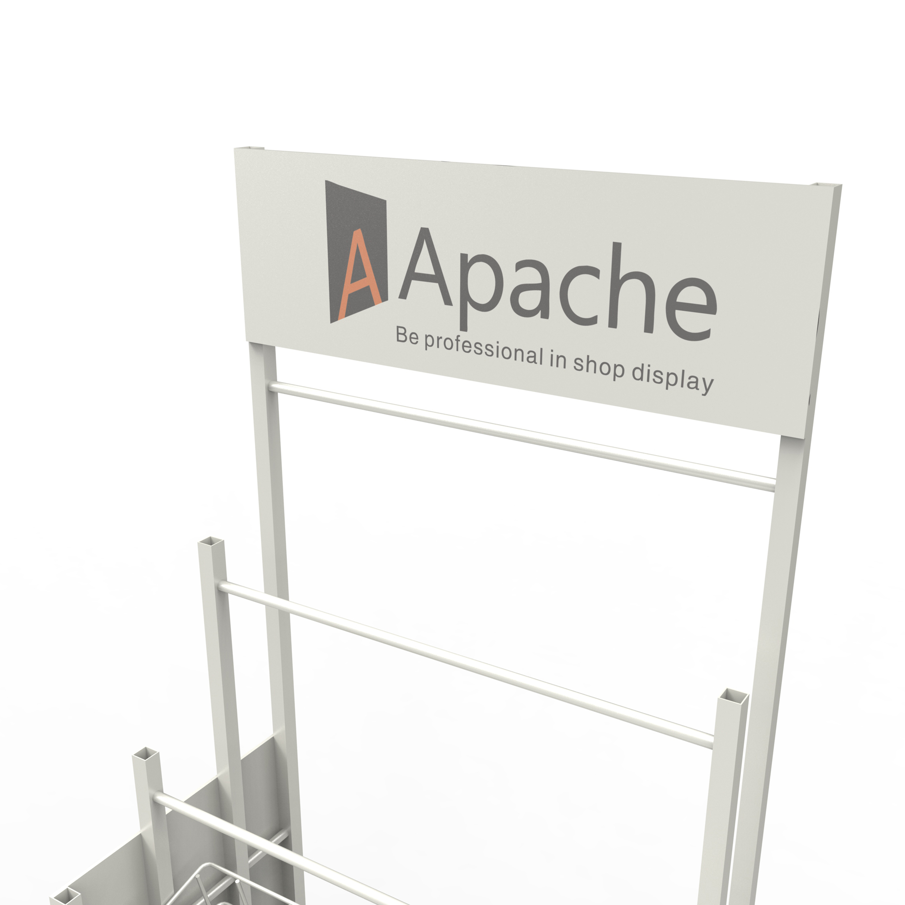 3-Layer Metal Wire Display Rack Retail Umbrella Stand for Grocery for Shops Supermarkets Shopping Malls Advertising — view 6