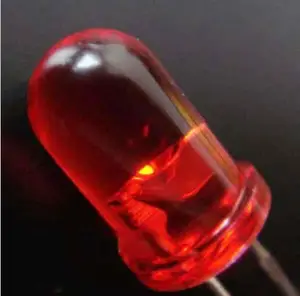 5mm rote LED-Diode 2PIN diffuse LED-Lampe 5mm