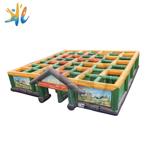 HUALE 16*16 giant inflatable corn maze - Product Image 1
