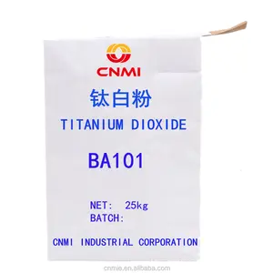 Dióxido De titânio Anatase B101 BA101 Preço Pigmento Rutilo Pó Branco solúvel em água agente delustering revestido mica para o cimento