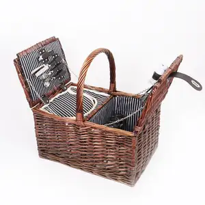 Cheap Insulated 4 Persons Type Picnic Basket Supplier