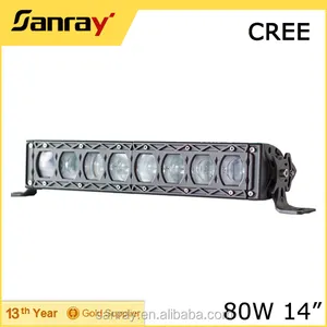 Seule rangée 80 W 12 V / 24 V SXS HOT 4 x 4 gros Led barre lumineuse