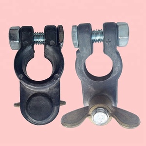 Pince de serrage à tête de fil, Terminal de batterie en laiton et en cuivre, connecteur négative Positive, 50 pièces - Product Image 2