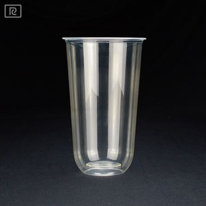 Vaso Personalizado Riiqi Q700-B PLA de 96 mm de Diámetro, 24 oz, 700 ml, Reciclable, Biodegradable, con Logotipo Personalizado para Bebidas, Gelatina, Industrial - Product Image 1