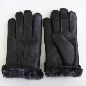 <span class=keywords><strong>Gants</strong></span> en cuir de daim véritable pour hommes et femmes, doublés de fourrure de laine épaisse, imperméables et chauds pour l'<span class=keywords><strong>hiver</strong></span>, support OEM - Product Image 5