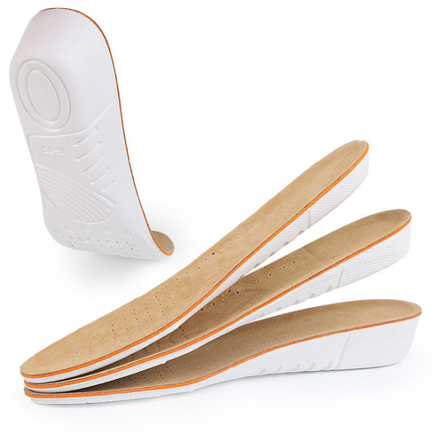 Factory Stock Leather Eva Height Increasing Insoles