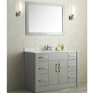<span class=keywords><strong>Mobile</strong></span> <span class=keywords><strong>da</strong></span> <span class=keywords><strong>Bagno</strong></span> Personalizzato <span class=keywords><strong>da</strong></span> 72 Pollici <span class=keywords><strong>con</strong></span> Doppio Lavabo Bianco e Top in Marmo di Carrara - Product Image 5