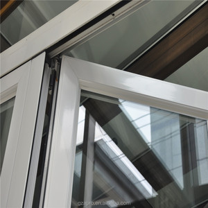 Portes françaises extérieures <span class=keywords><strong>en</strong></span> aluminium à double vitrage insonorisées pour la maison, modèles de portes d'entrée, portes pliantes à double vitrage trempé - Product Image 5