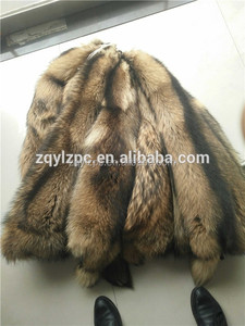 Gefärbte bunte oder natürliche raue Pelzhäute / Waschbärhundpelzhaut - Product Image 4