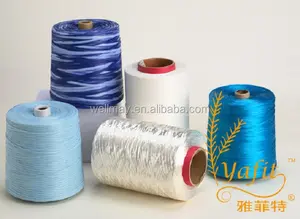 Flat filament yarn / Rayon Raffia 1100D Semi-Dull raw material cones