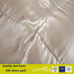 100% Lụa Jacquard Mùa Đông Sử Dụng Xuống Chăn Quilt Comforter - Product Image 3