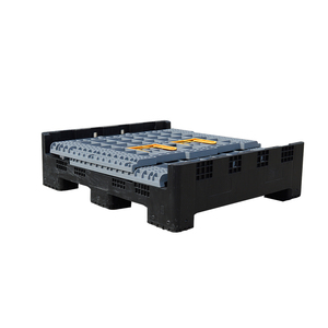 Grand <span class=keywords><strong>euro</strong></span> Empilés et pliable en plastique <span class=keywords><strong>palette</strong></span> bin <span class=keywords><strong>prix</strong></span> - Product Image 2