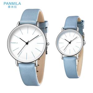 Hombre <span class=keywords><strong>mujer</strong></span> reloj mejor marca Simple correa <span class=keywords><strong>de</strong></span> cuero pareja reloj barato - Product Image 4