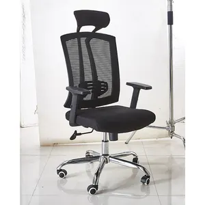 Haute qualité meilleur ergonomique moderne à <span class=keywords><strong>dossier</strong></span> haut en maille fantaisie orange soutien <span class=keywords><strong>lombaire</strong></span> chaise de bureau avec repose-tête - Product Image 1