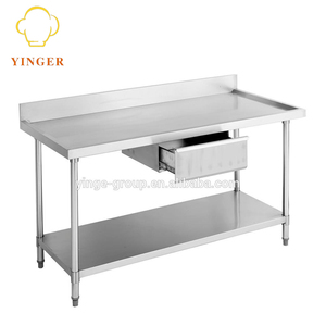 Restaurant cuisine bonne finition heavy duty bancs en acier inoxydable banc - Product Image 1